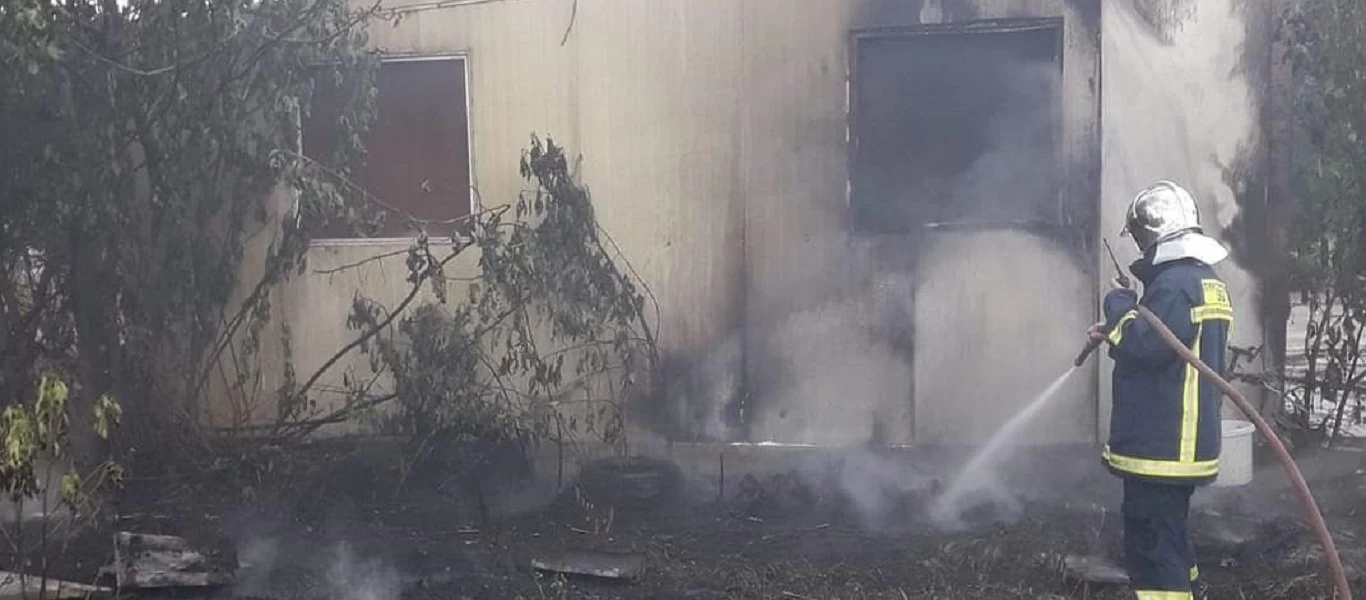 Ξάνθη: Μεγάλη πυρκαγιά στο φυτώριο του δήμου στο Δροσερό (βίντεο)